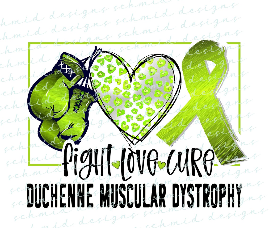 Duchenne Muscular Dystrophy Png Duchenne Awareness Lime Etsy