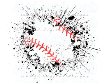 splatter baseball png, baseball png, baseball background png, baseball background, baseball digital download, baseball shirt png