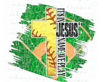 PNG de softball cristão, time de softball cristão, PNG de camiseta de softball, design de camiseta de softball, design de camiseta de softball, cruz de softball