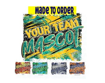 mascote escolar personalizado PNG, camisa escolar PNG, design de mascote, design de espírito escolar, design de camisa escolar, design de dia do espírito,