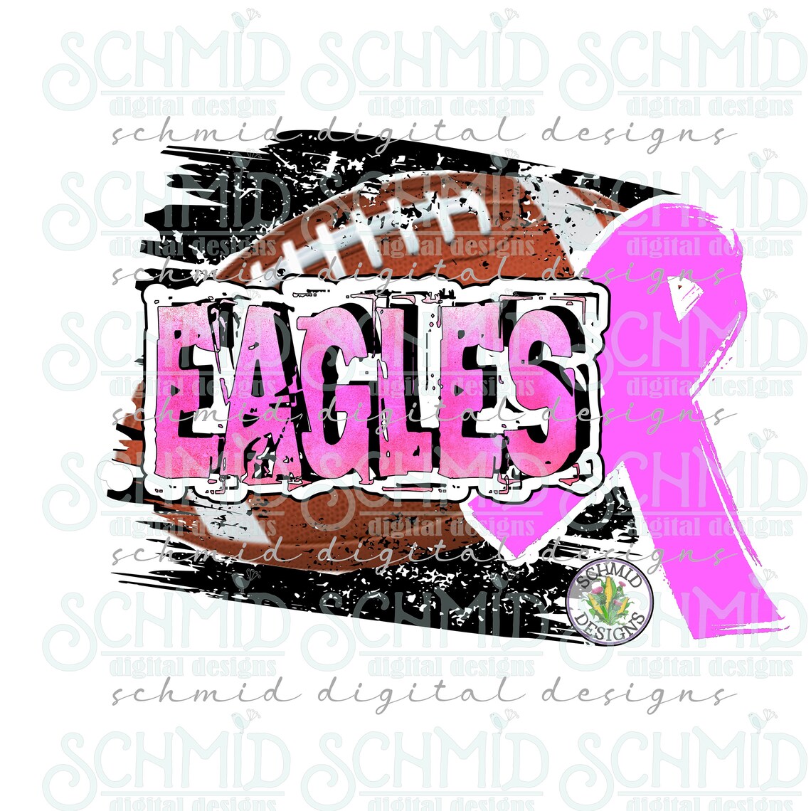 PERSONALIZED Breast Cancer Football Team PNG Pink Out - Etsy