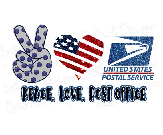 Free Free 174 Peace Love Usps Svg SVG PNG EPS DXF File
