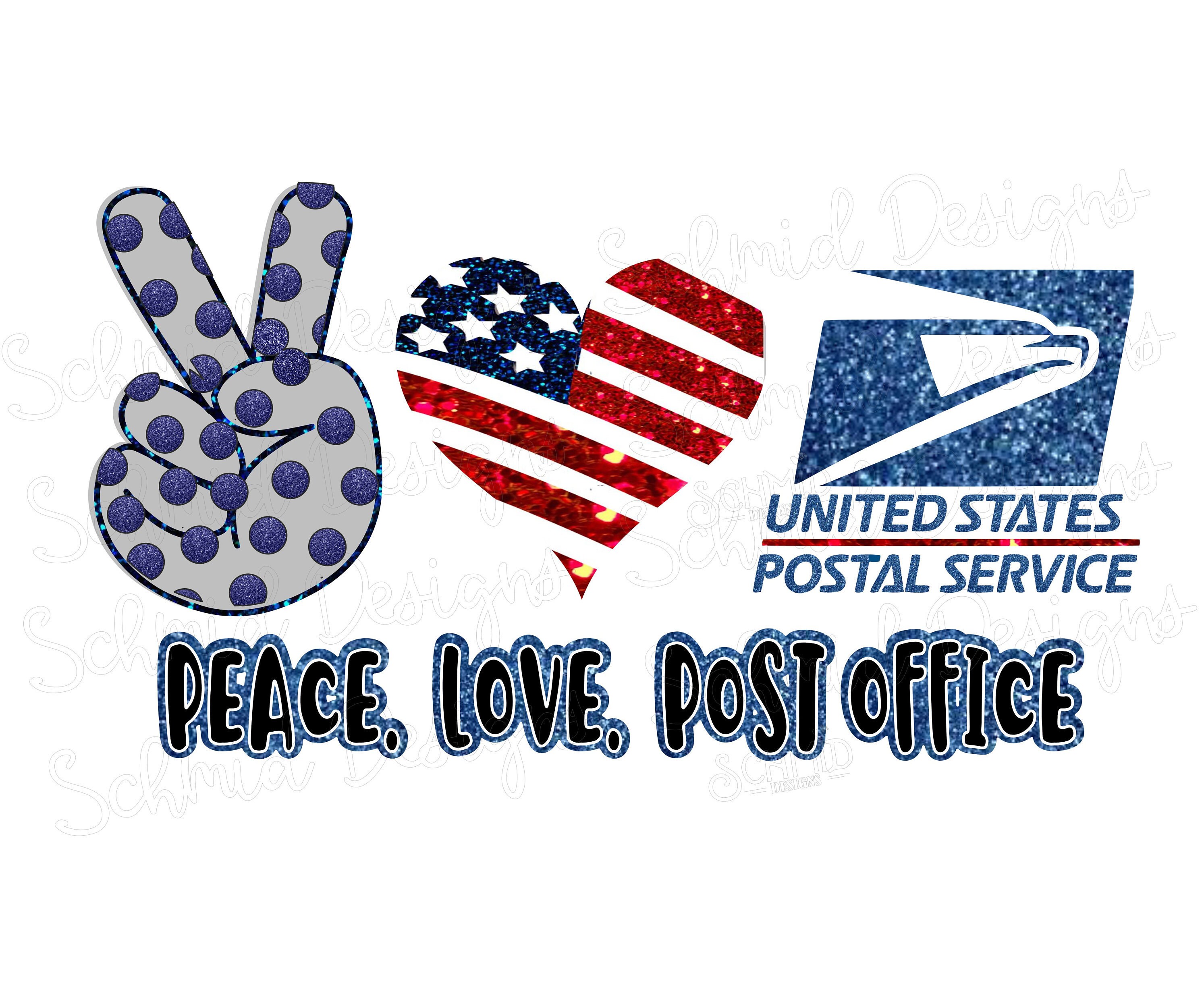 Free Free 117 Peace Love Usps Svg SVG PNG EPS DXF File