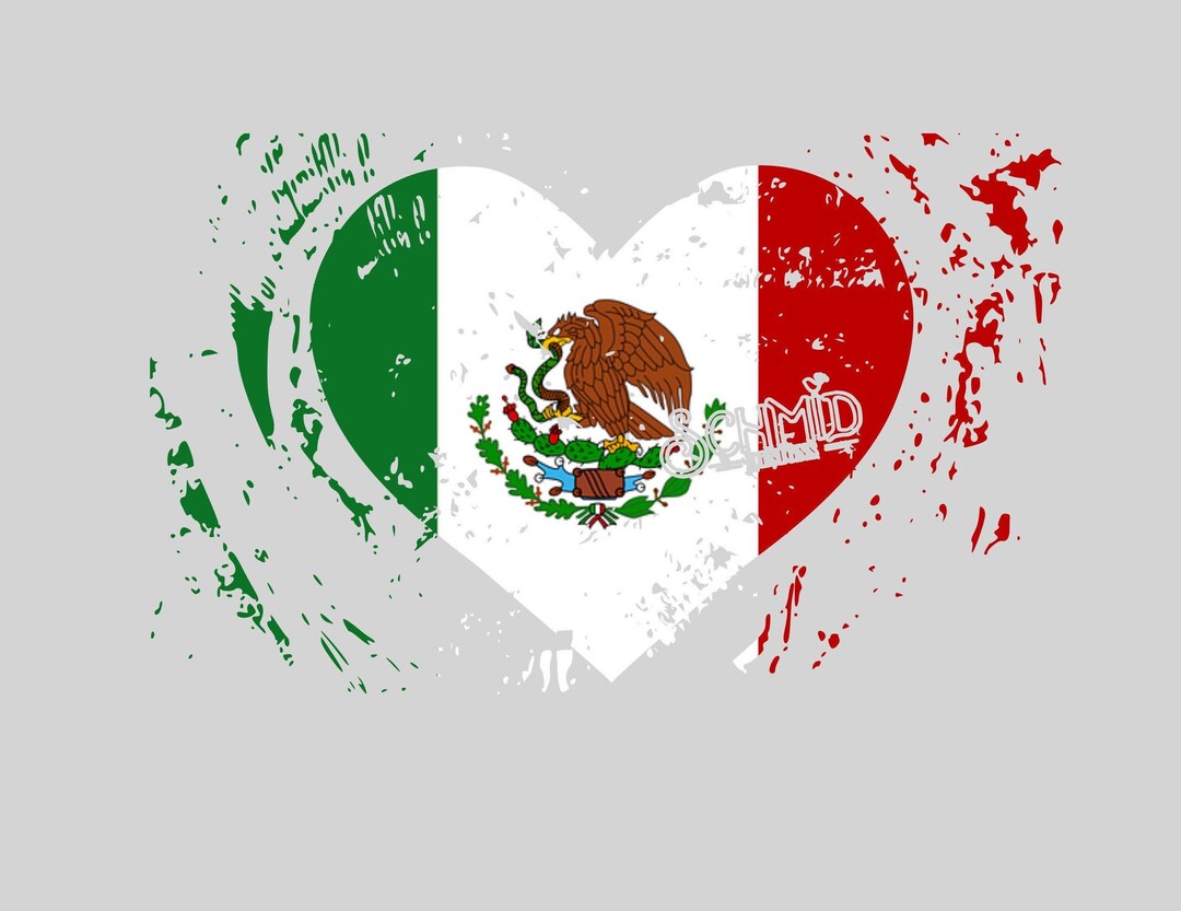 Splatter Heart, Mexican Heart Png/ Mexican Heart Jpg/ Splatter Heart