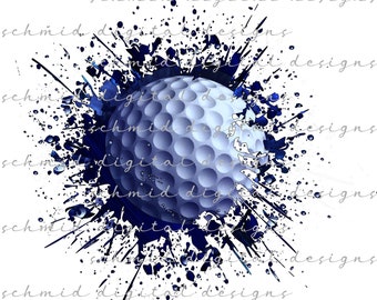 GOLF, blue splatter GOLf png / GOLf png/ GOLF background png/ GOLf background/ digital download