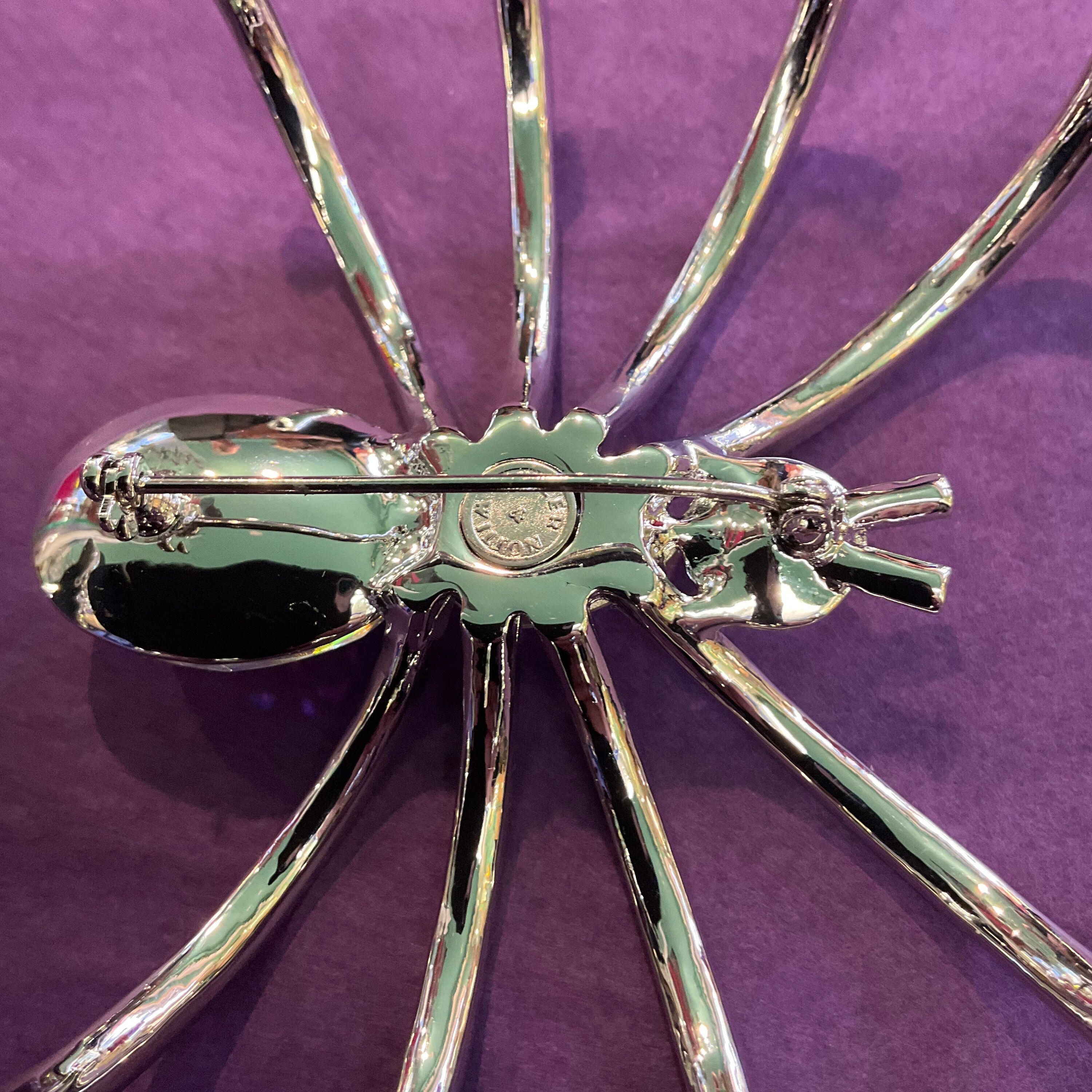 Butler&wilson 　ブローチ Vintage Butler and Wilson Oversized Crystal Bagette Spider