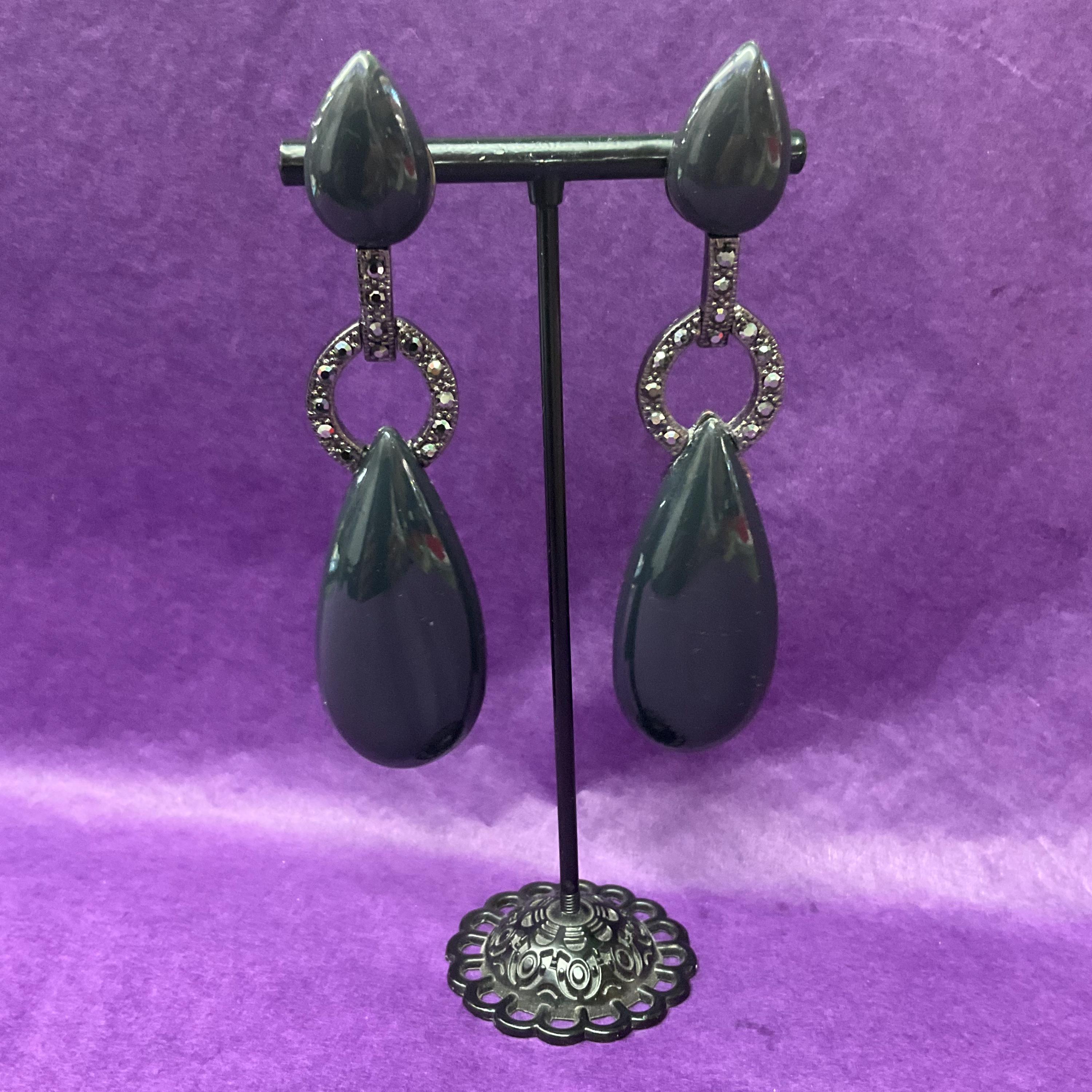 Boucles D'oreilles Vintage à Vis – Or Et Cristal Boréalis – 4626