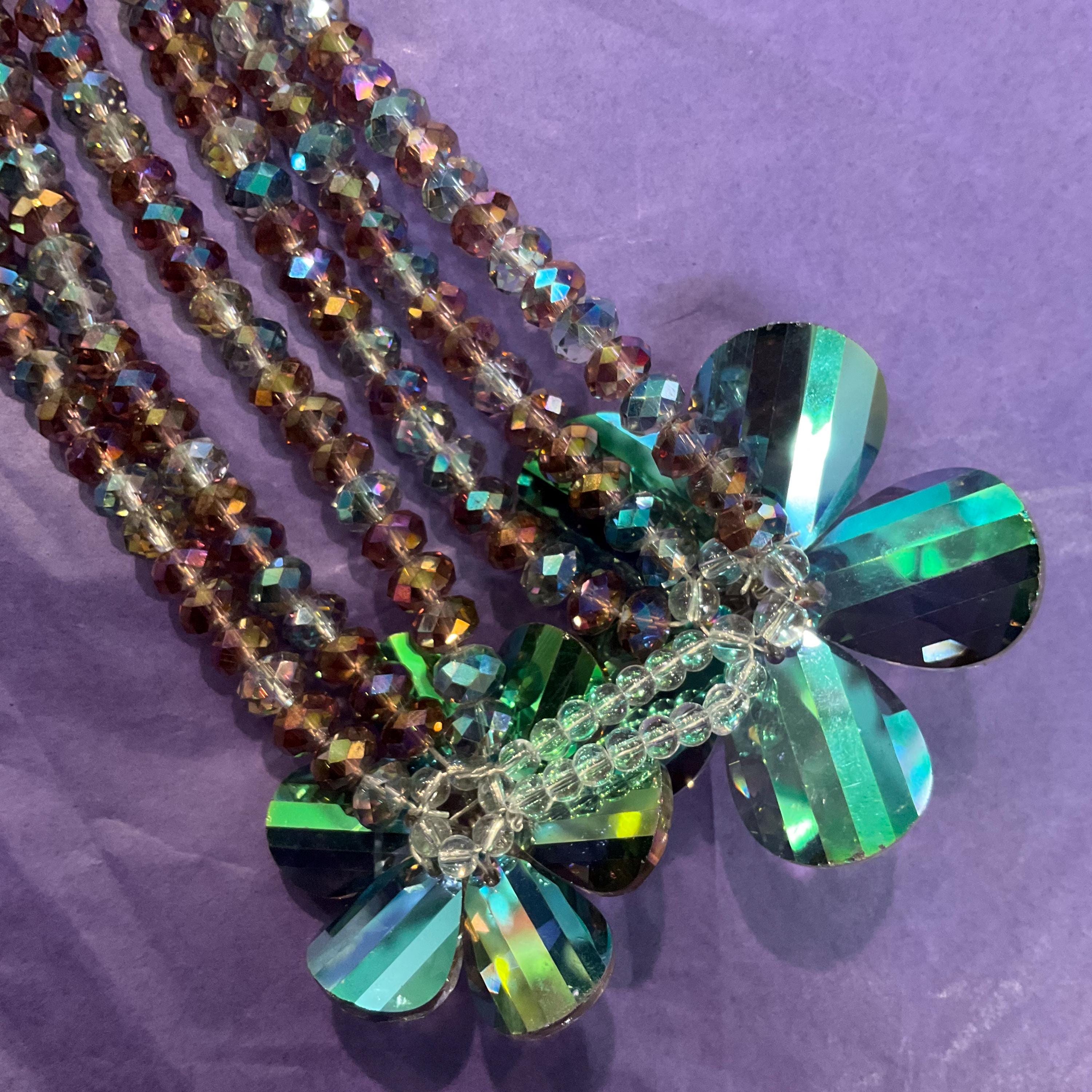 Vintage Butler and Wilson Art Deco Style Aurora Borealis