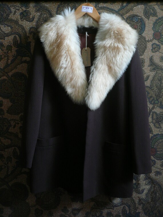 Vintage 1960s JAY CLIFF Worsted Wool Jacket with F