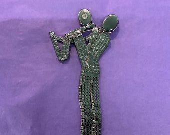 Vintage Limited Edition Oversized Butler and Wilson Art Deco Style