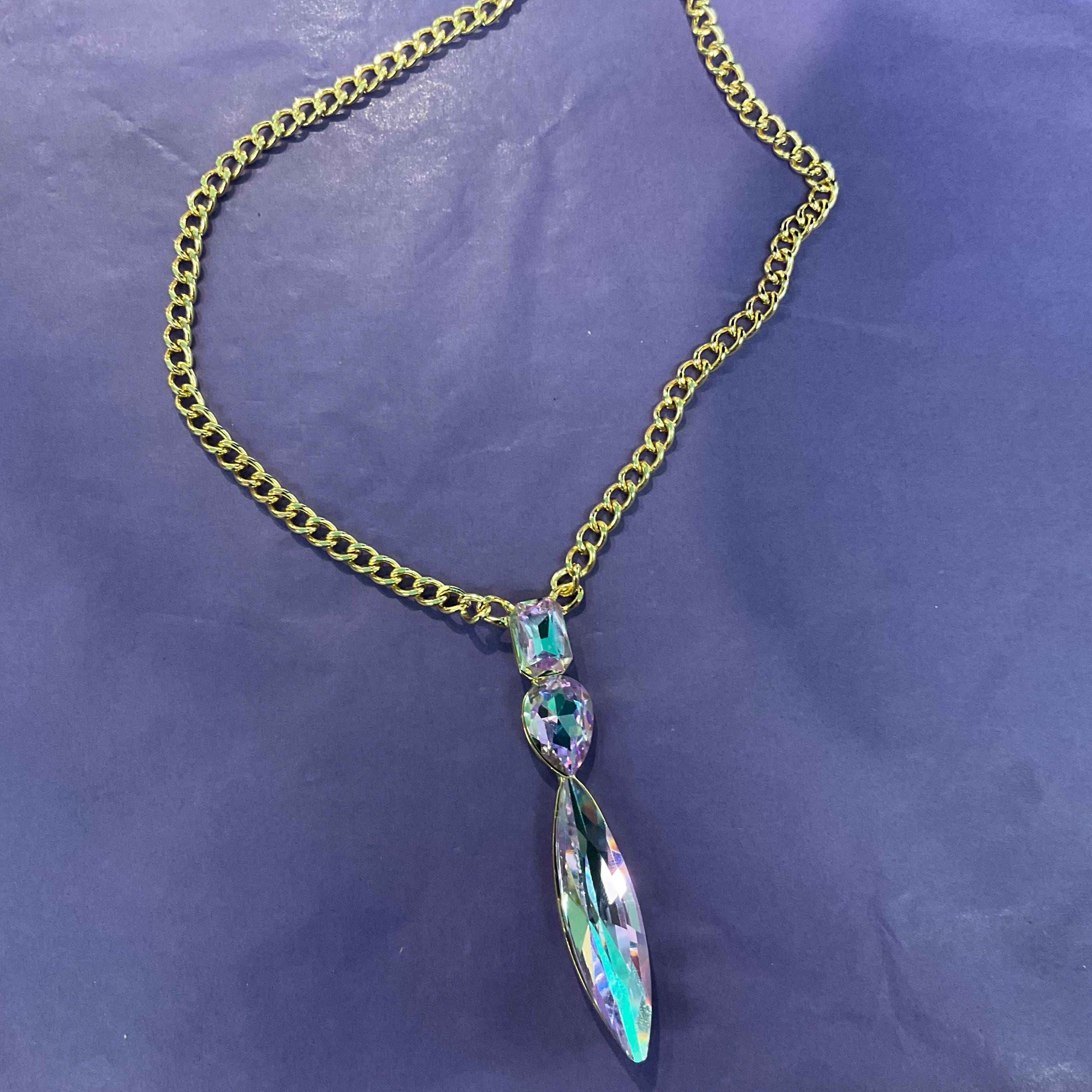 Vintage Butler and Wilson Art Deco Style Aurora Borealis
