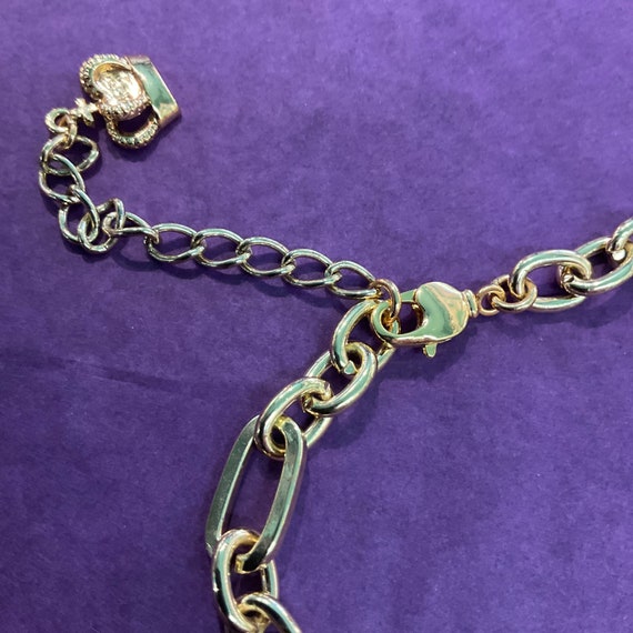 Collana Butler and Wilson Smalto Cristallo Oro 10 Teschio Y NUOVA Collana Butler and Wilson Smalto Cristallo Oro 10 Teschio Y NUOVA