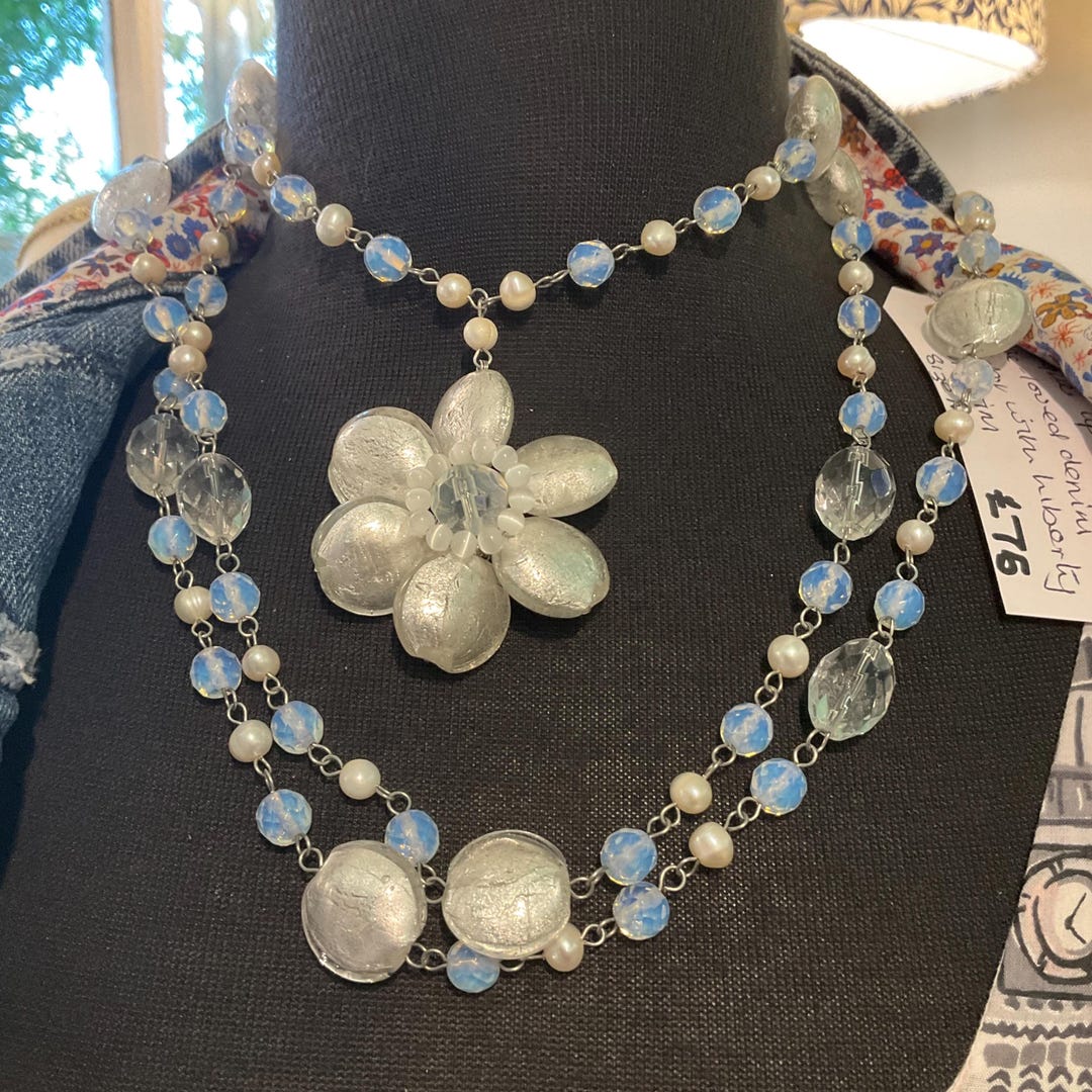 Collier vintage de perles de Murano - France