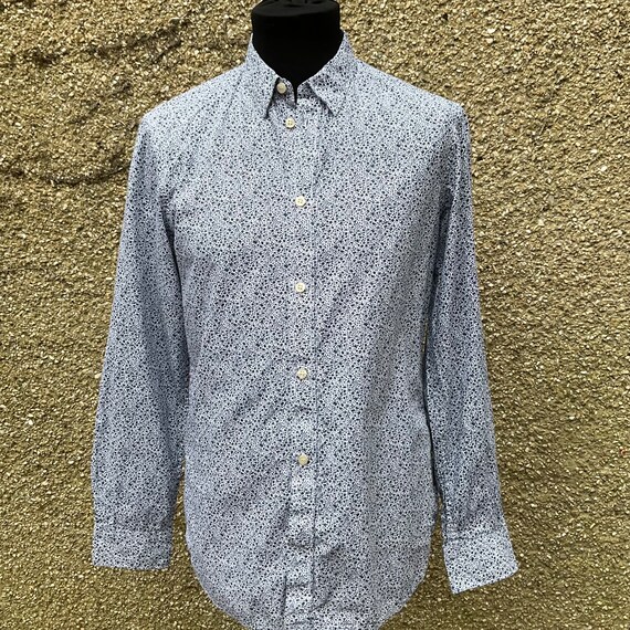 Ujoh French Gathered Shirt 2 White x Blue Near Mint | eBay