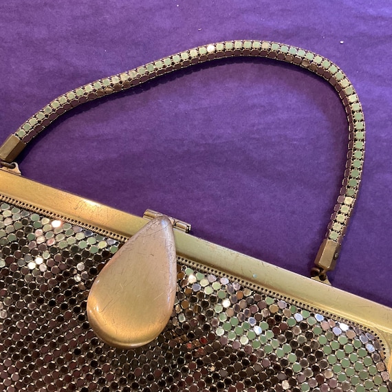 アンティークビーズ、メタルメッシュパースのイブニングバッグ 2個