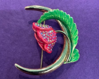 Vintage Butler and Wilson Art Deco Style Oversised Dancing