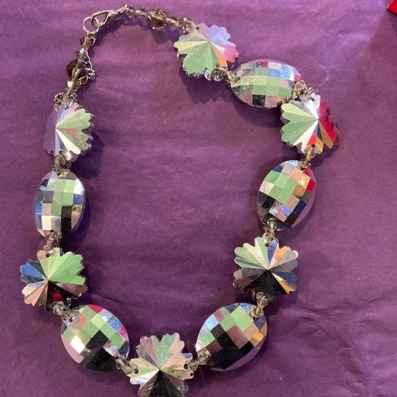 ヴィンテージ バトラー＆ウィルソン クリスタル ビーズネックレス