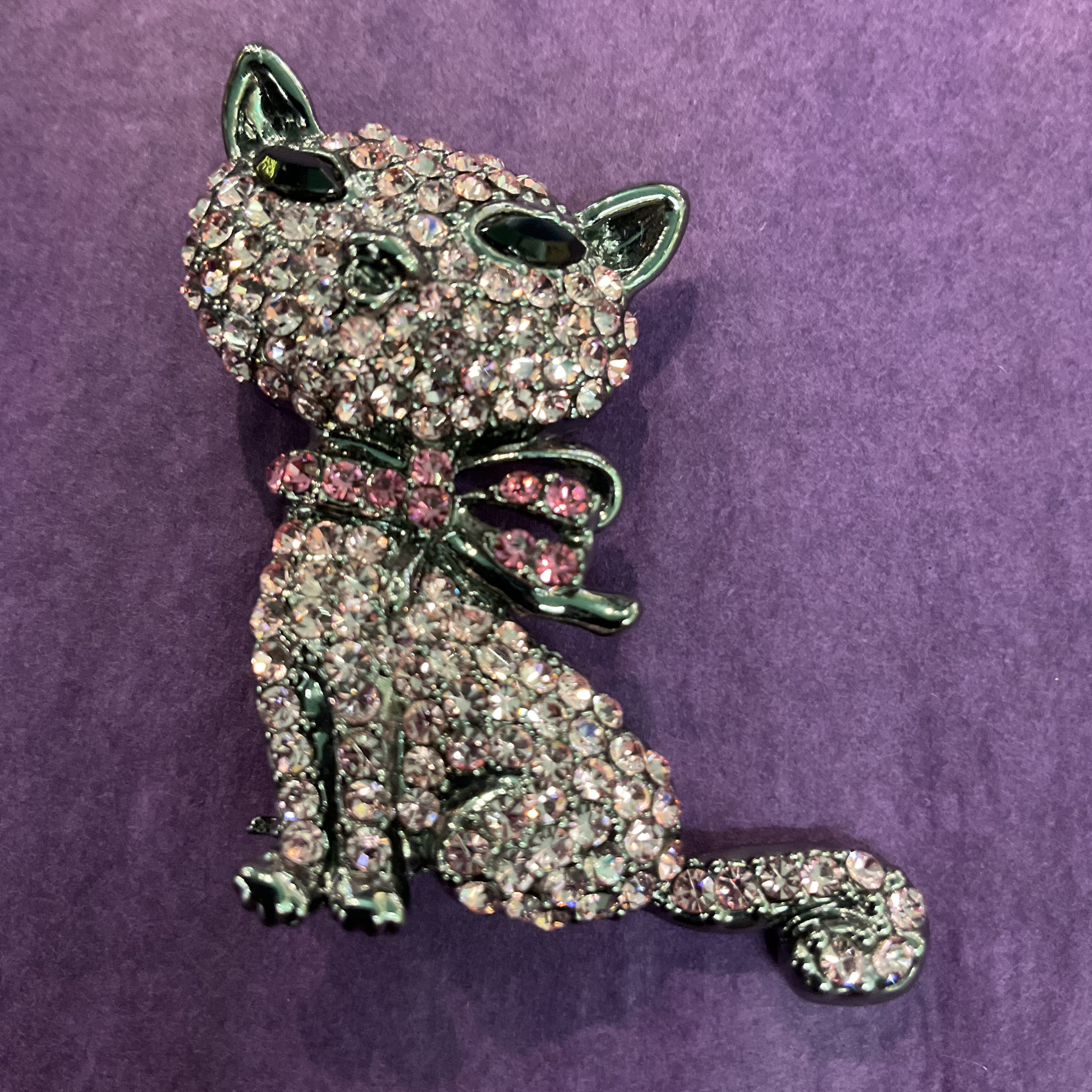 Butler and Wilson Cat Brooch - Etsy
