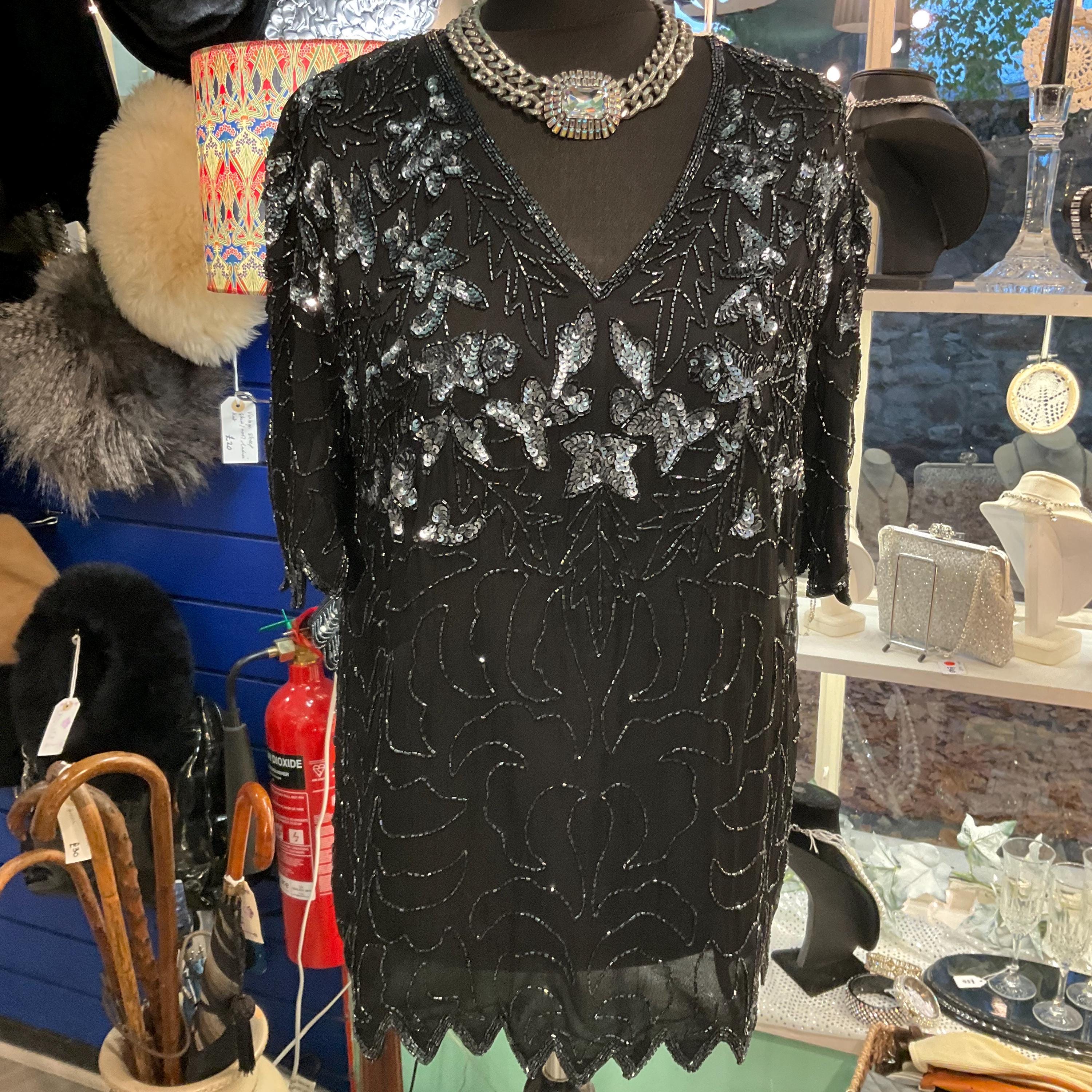 beaded evening tops uk