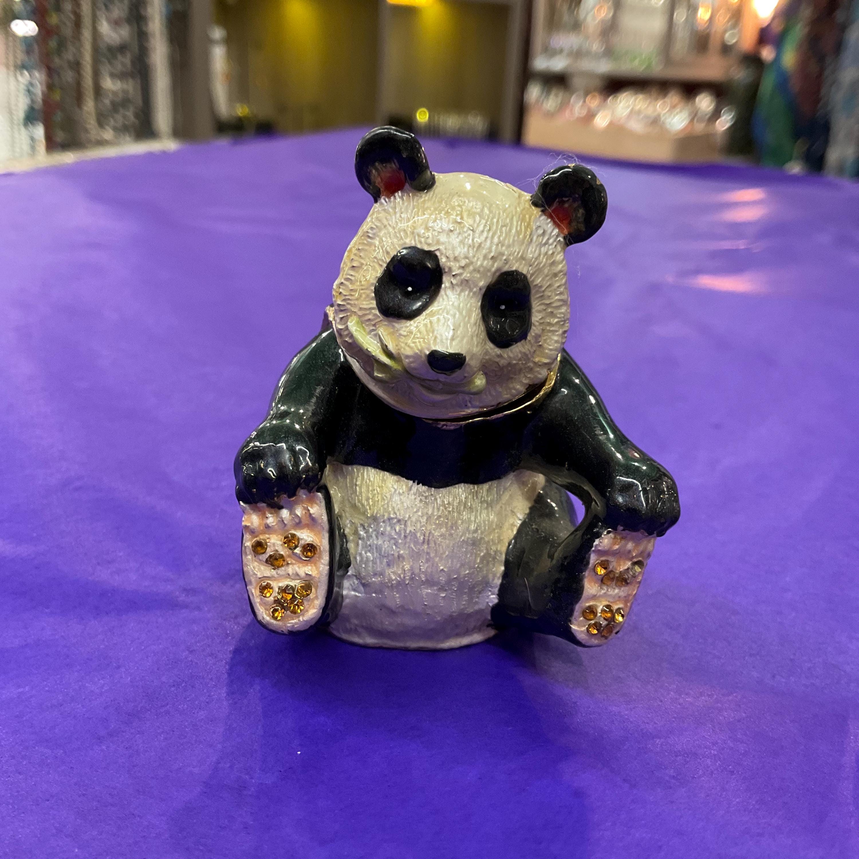 リリーベア テディベア 作家 パンダ リリアン・バンデペペリーレ アンティーク Gold Panda Figurine - Etsy Finland