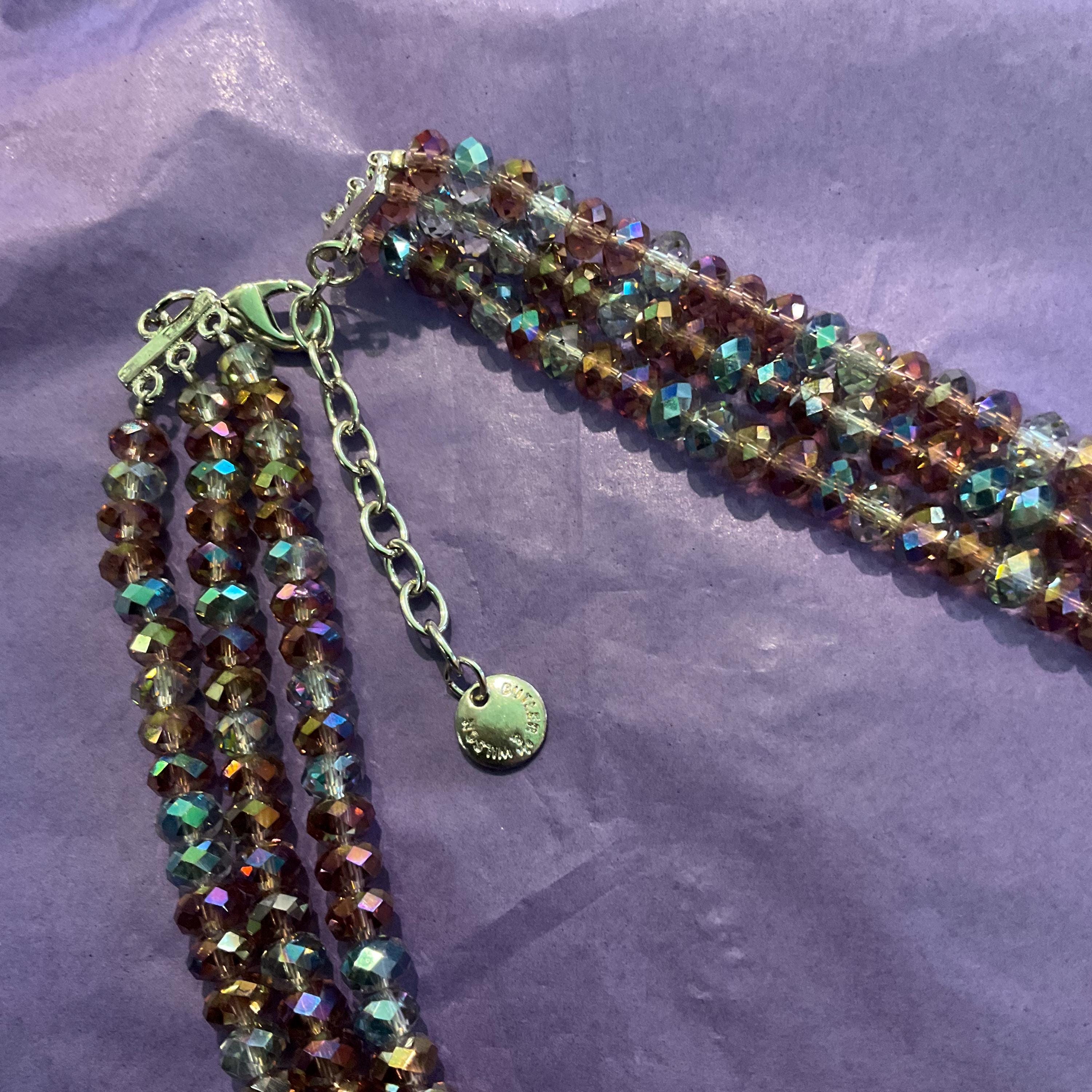 Vintage Butler and Wilson Art Deco Style Aurora Borealis