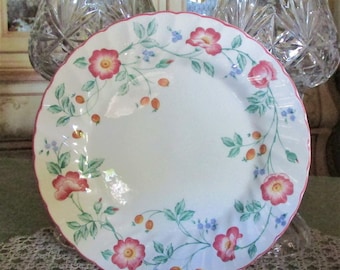 Vintage Set of Three/Four Churchill Briar Rose Dinner Plates, EXCELLENT CONDITION!