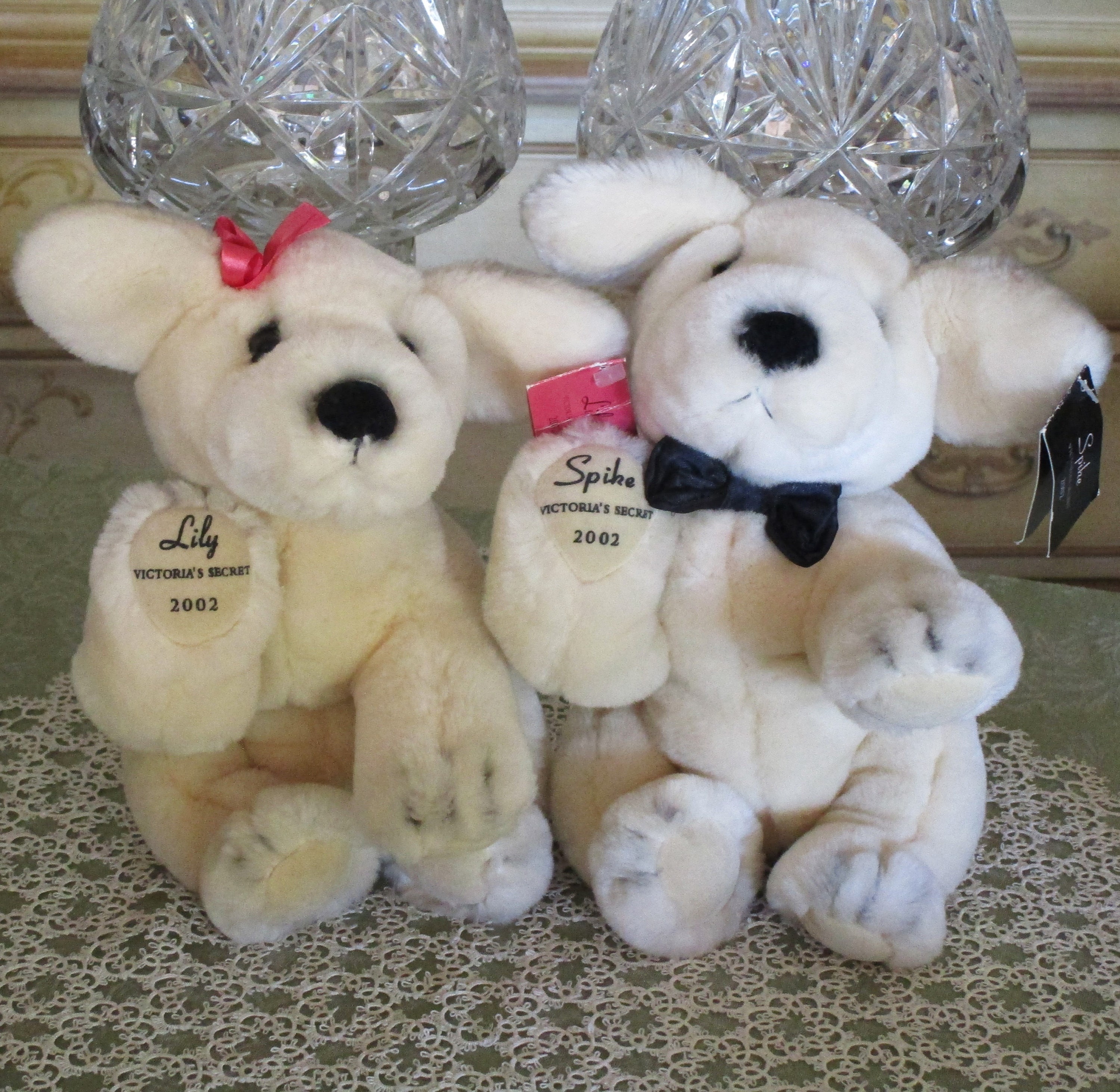 Vintage 2002 Lily & Spike Victoria's Secret Limited Edition Pups