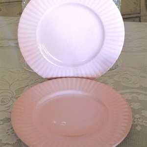 Vintage Mikasa Rose Blush Salad Plates, Set of Two, 80s China