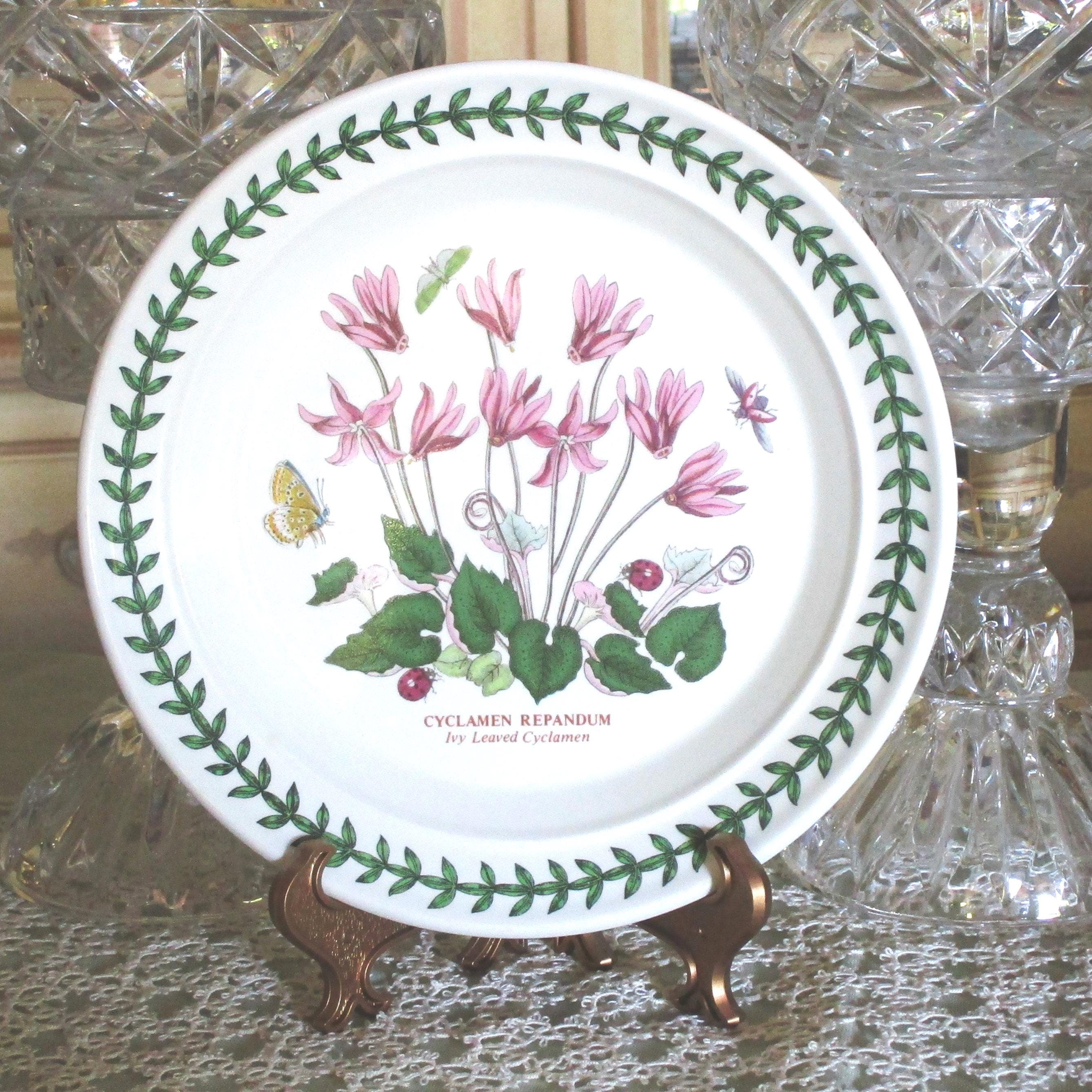 Cyclamen Plate - Etsy