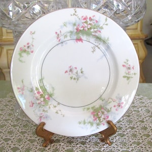 Set of Four Vintage Theodore Haviland New York Apple Blossom Salad Plates, Beautiful Gift for Her, Excellent Condition!