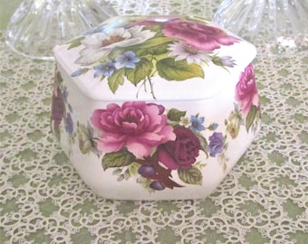 Vintage Victoria's Secret Roses China Box, Gift for Her, Like New