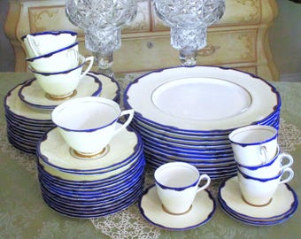 Set of 12 Antique Coalport 9