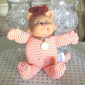 Vintage 1983 Cabbage Patch Koosas Soft Body Cat, Collectible Gift!