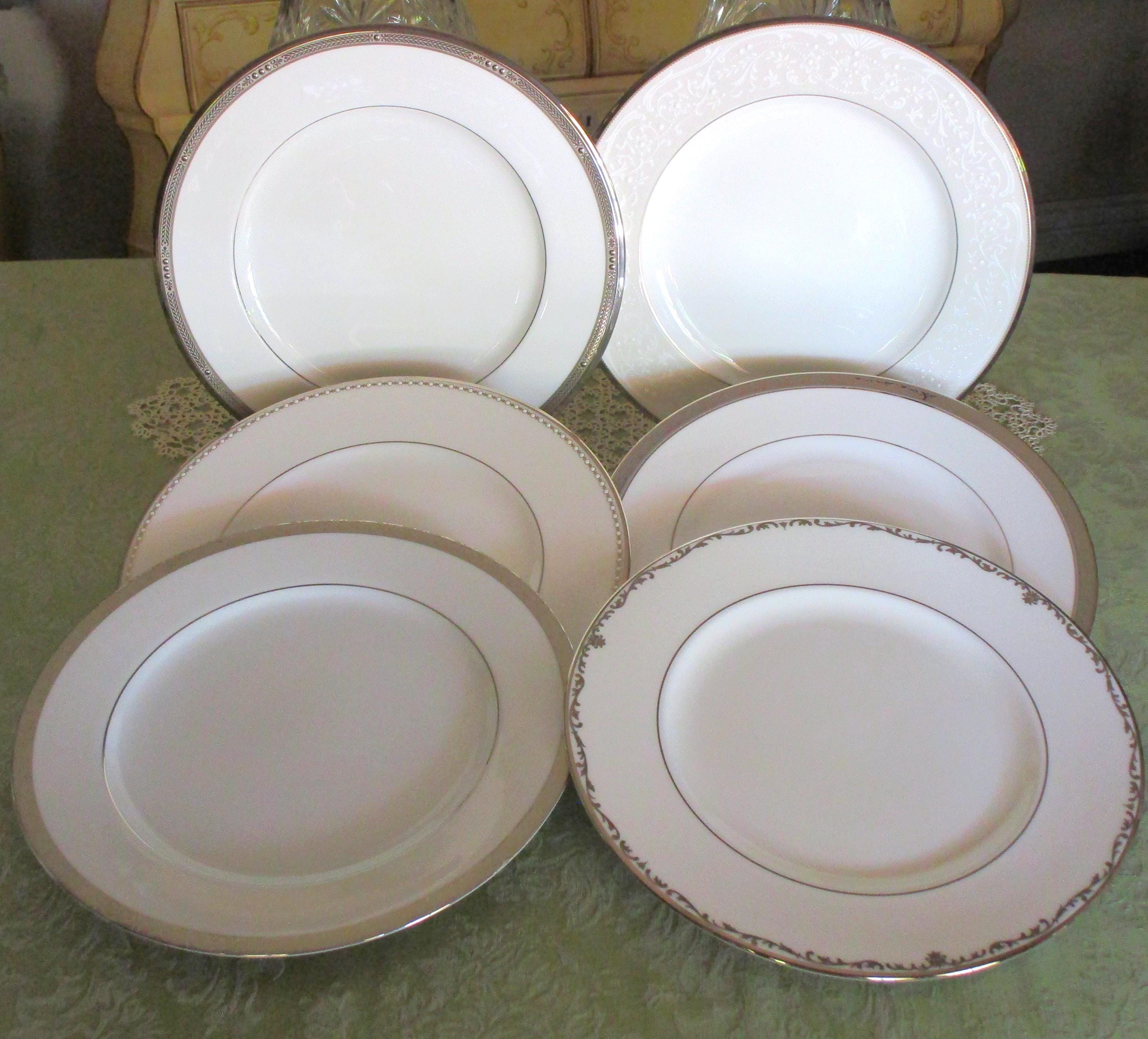 ノリタケWHITE PALACEディナープレート5枚セット White Palace by Noritake