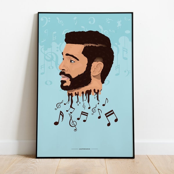 JON BELLION Custom Poster, Wall Art, Birthday Gift, Graphic Design Poster, Music, Genius, The Human Condition, Glory Sound Prep