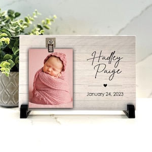 Personalized Baby Picture Frame | Birth Announcement Frame | Newborn Picture Frame | Picture Frame for New Parents | New Baby Gift | Nursery
