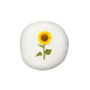 Sunflower Stone in your choice of size - Sunflower Gift- Sunflower - Token - Keepsake - Good Luck - Long Lasting Flower - Sunflower Rock