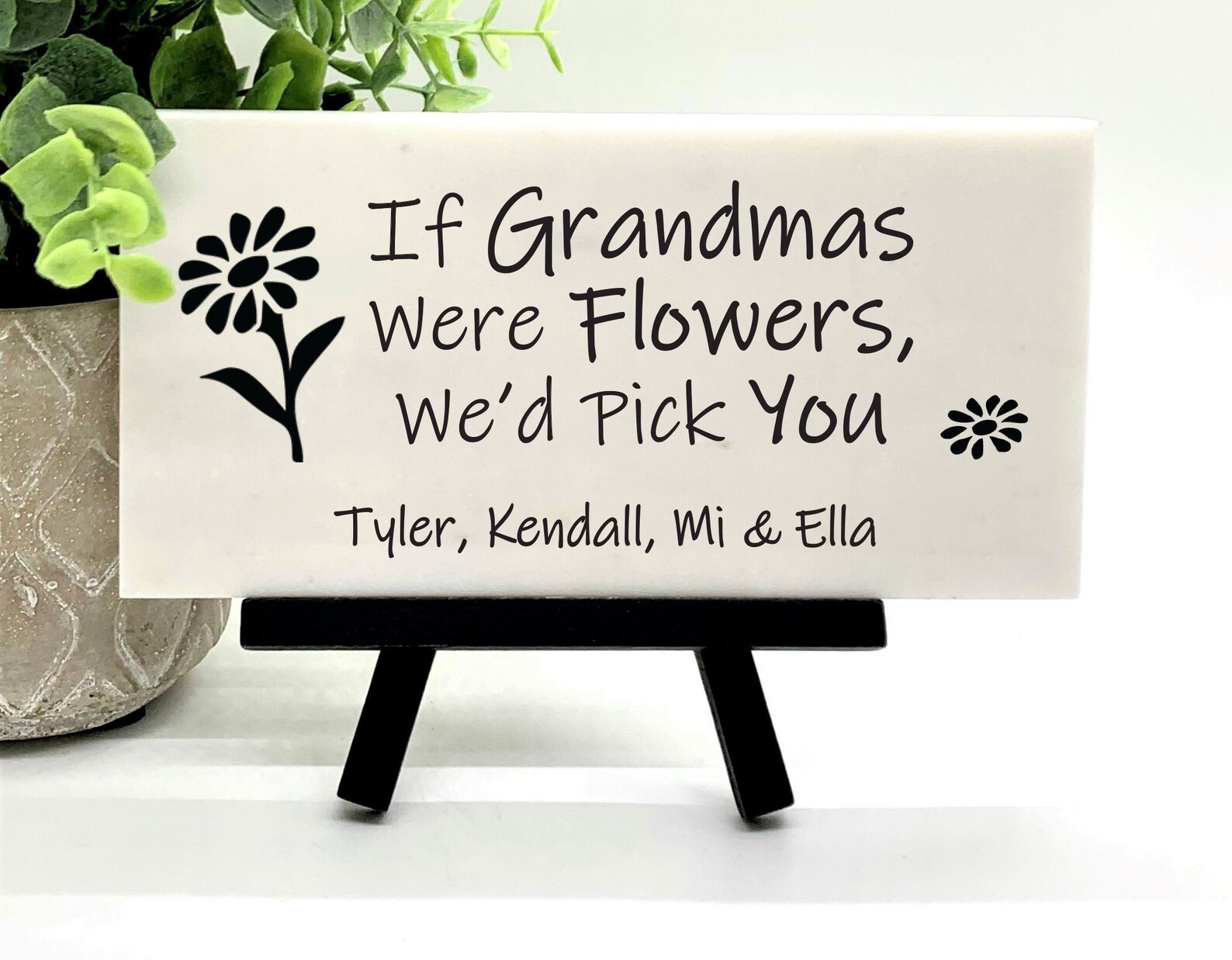 If Grandmas were Flowers Grandma Stone... Personalized gift Etsy
