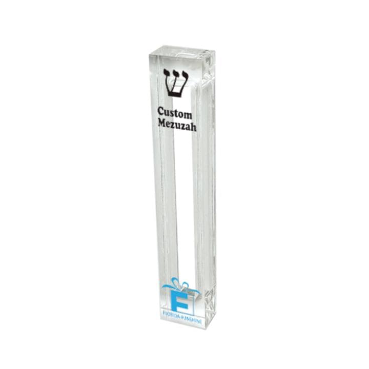 Acrylic Mezuzah - Personalized Judaica Gift - Dog - New
