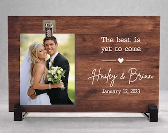 Engagement gift for couple, Wedding Gift for Couples, Gift Ideas for Engaged Couples, The best is yet to come, Engagement Frames