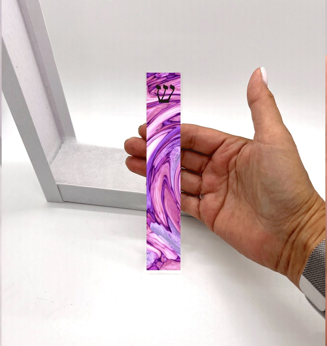 Personalized Mezuzah With or Without Name Acrylic Mezuzah Modern