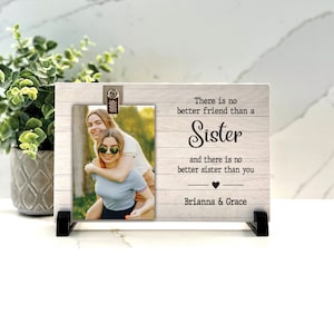 Sisters Frame, Sisters Gift, Gift Ideas for Sisters, Personalized Sister Frames, Custom Wood Sisters Frame