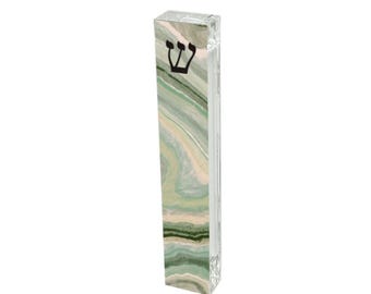 Personalized Mezuzah - With or without name - Acrylic Mezuzah - Modern Mezuzah - Personalized Judaica Gift - New Baby Gift - New Home Gift