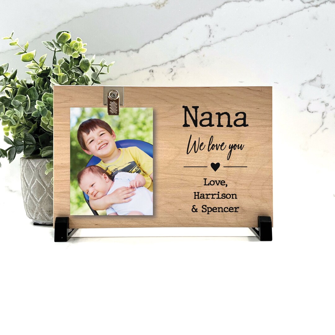 Nana Frame Personalized Frame Personalized Gift for Nana Etsy