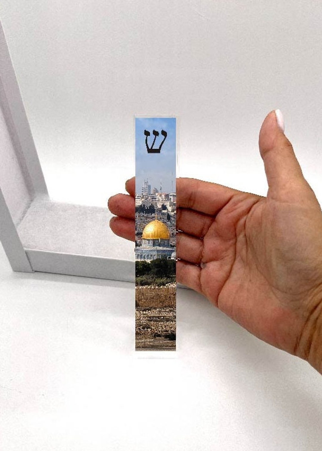 Mezuzah Jerusalem Mezuzah With or With Out Name Acrylic Etsy