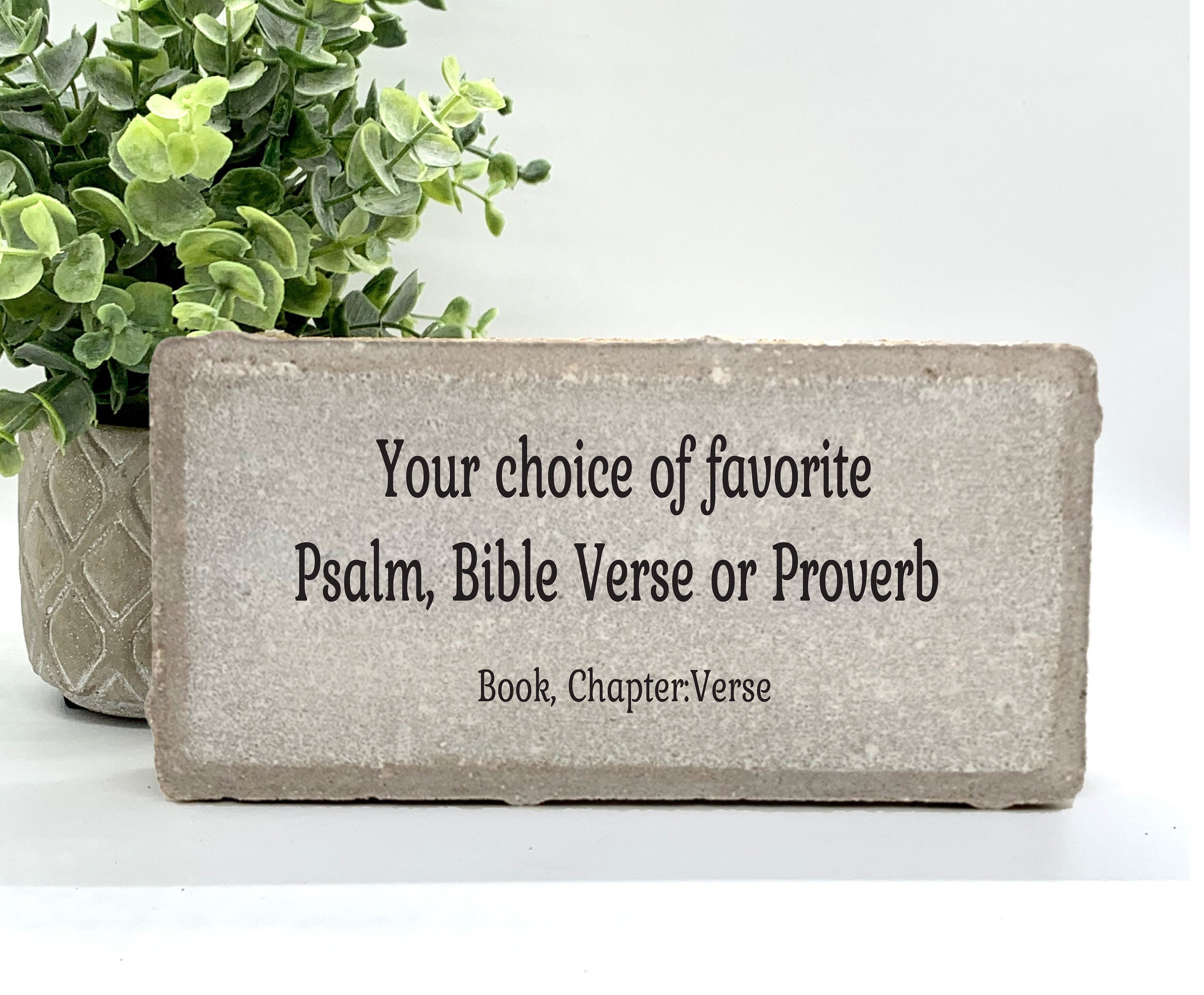 Bible Verse Sign. Custom Christian Home or Garden Decor. Choose Your ...
