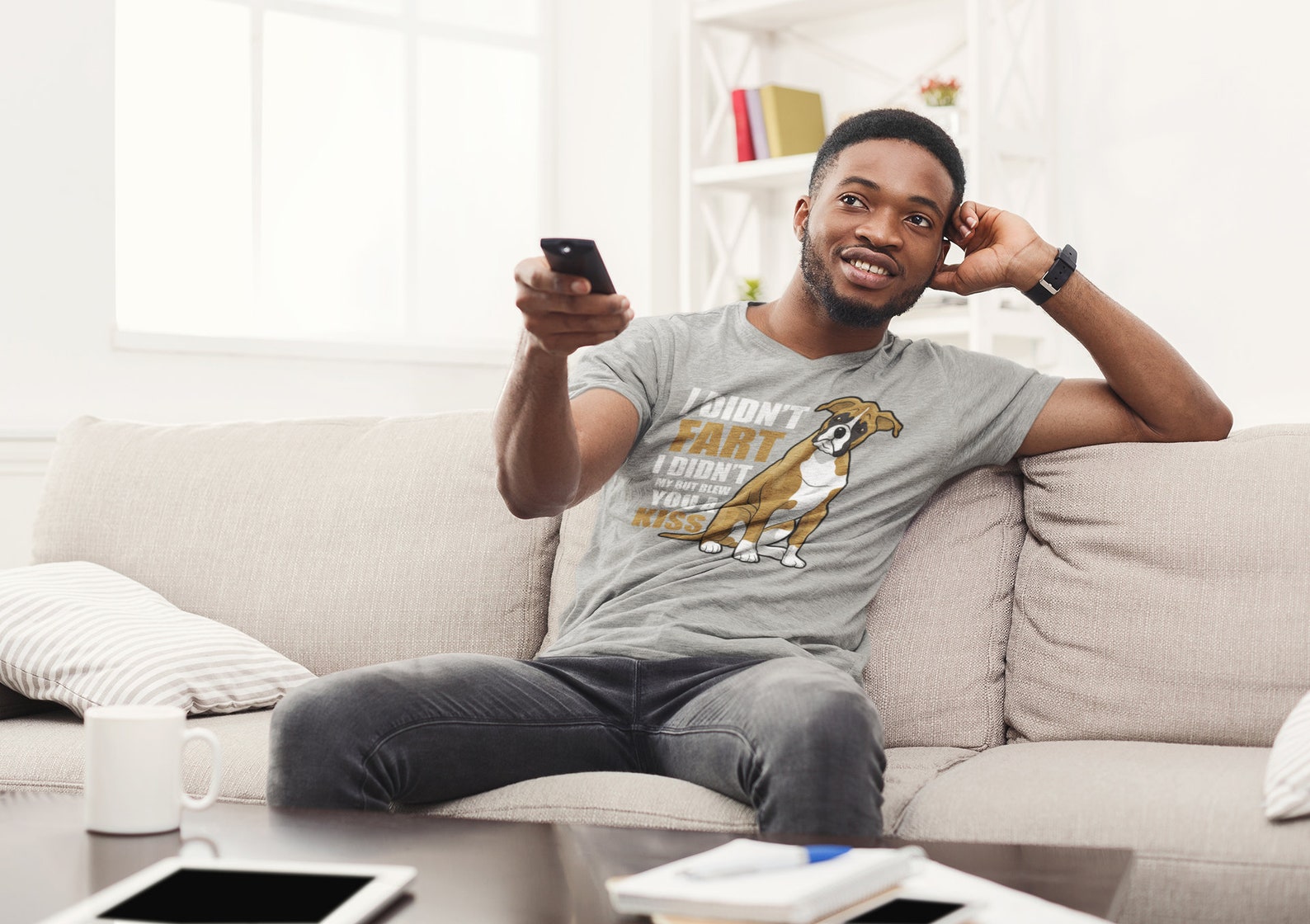 Süße Boxer Hund TShirt Hund Liebhaber Tee lustige Hund Tee Etsy