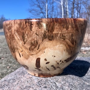 Maple Burl Bowl, wood bowl, wood art