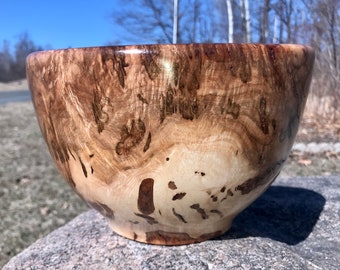 Maple Burl Bowl, wood bowl, wood art