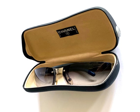 Authentic CHANEL Sunglasses | Vintage Chanel Blue